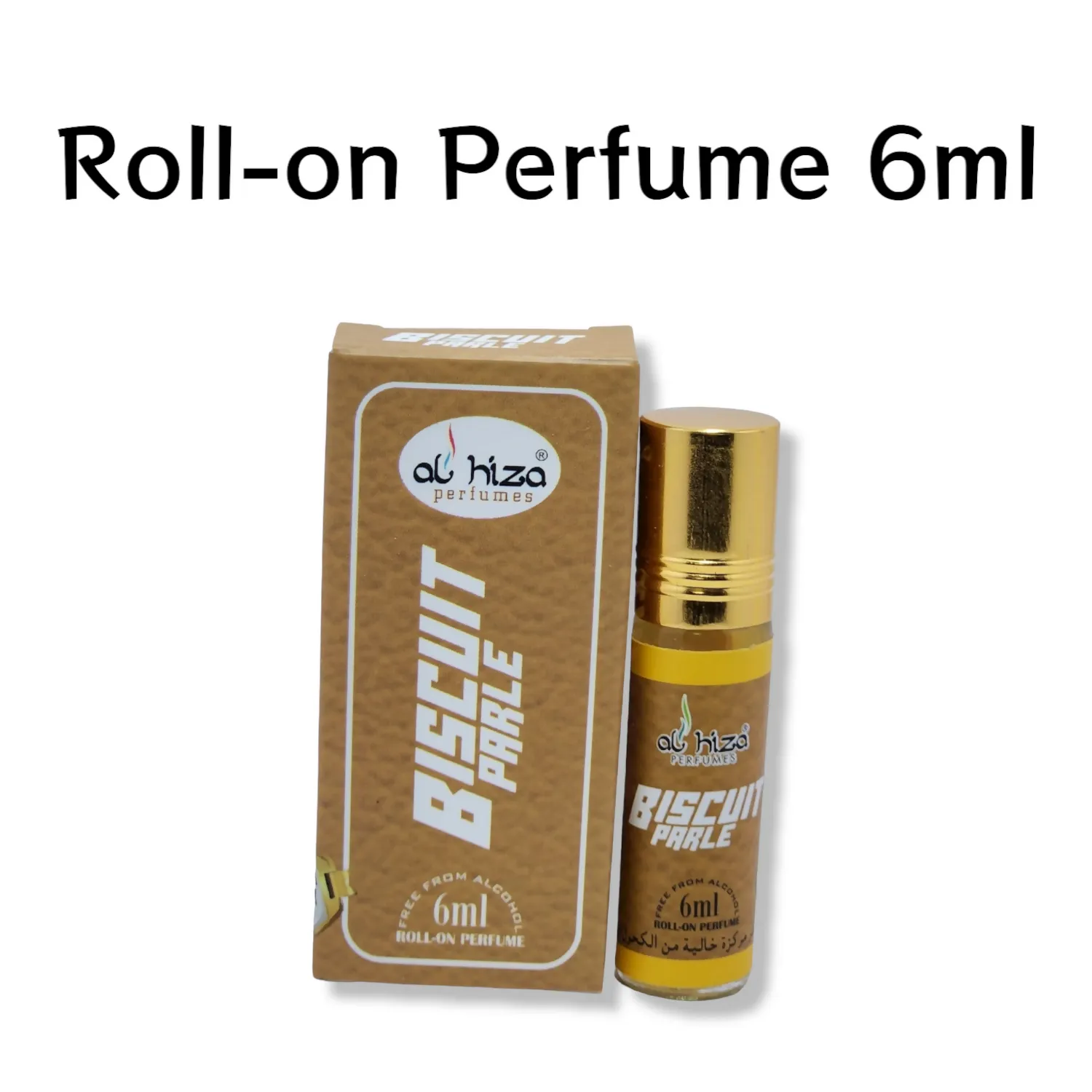 Al hiza perfumes Biscuit Parle Roll-on Perfume Free From Alcohol 6ml (Pack of 6)