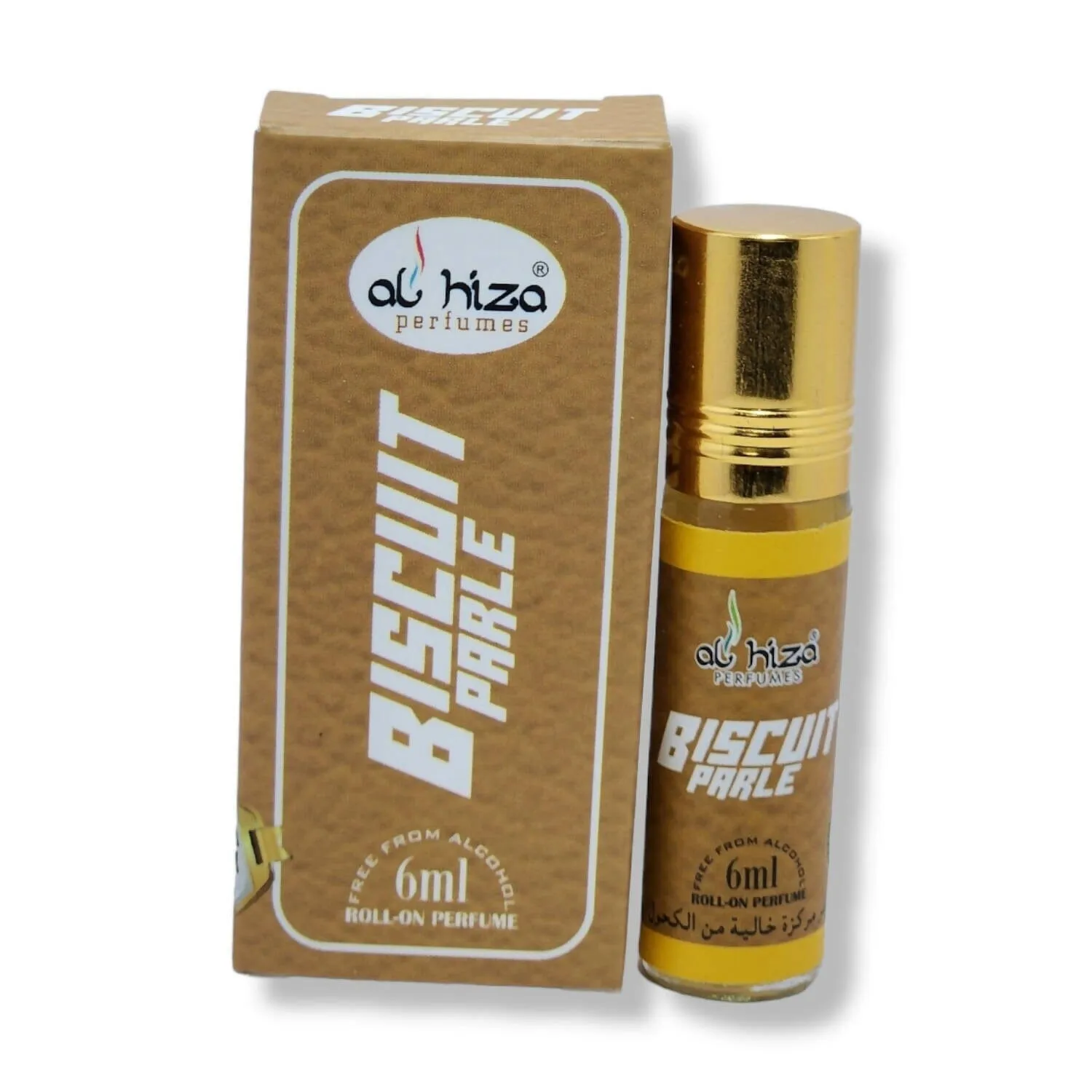 Al hiza perfumes Biscuit Parle Roll-on Perfume Free From Alcohol 6ml (Pack of 6)