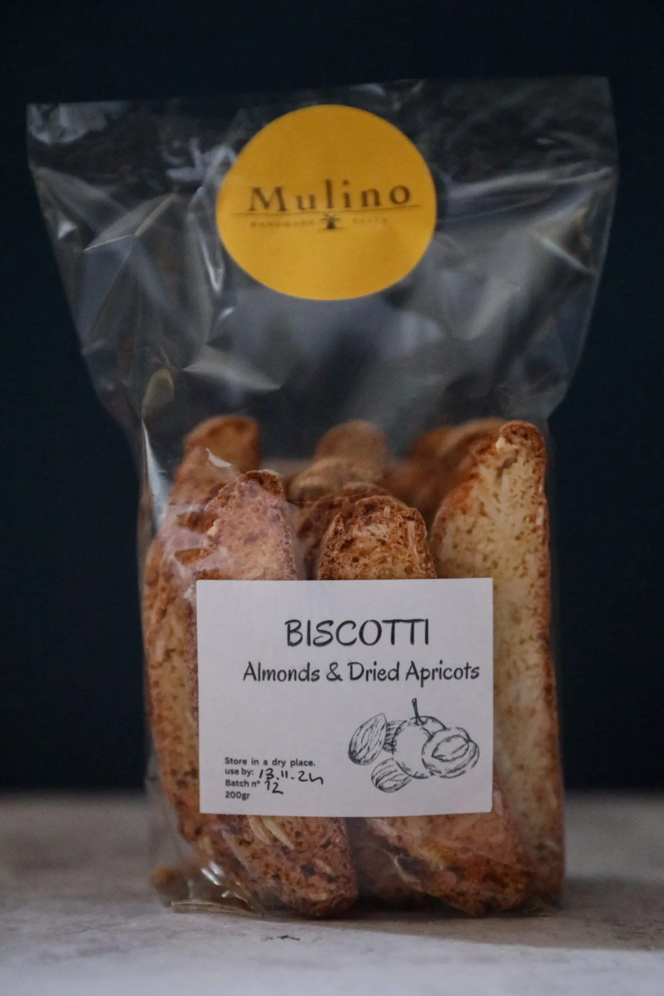Almond & Apricot Biscotti, Mulino