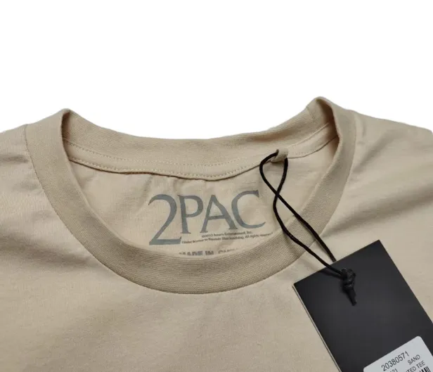 AMERICAN MOST WANTED 2PAC RETRO HIP HOP CREW NECK T SHIRT