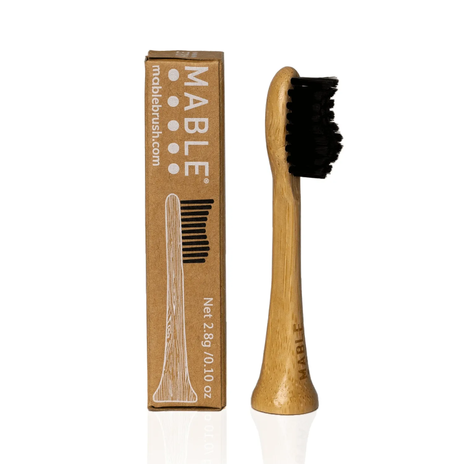 Bamboo Toothbrush Head compatible with Philips One