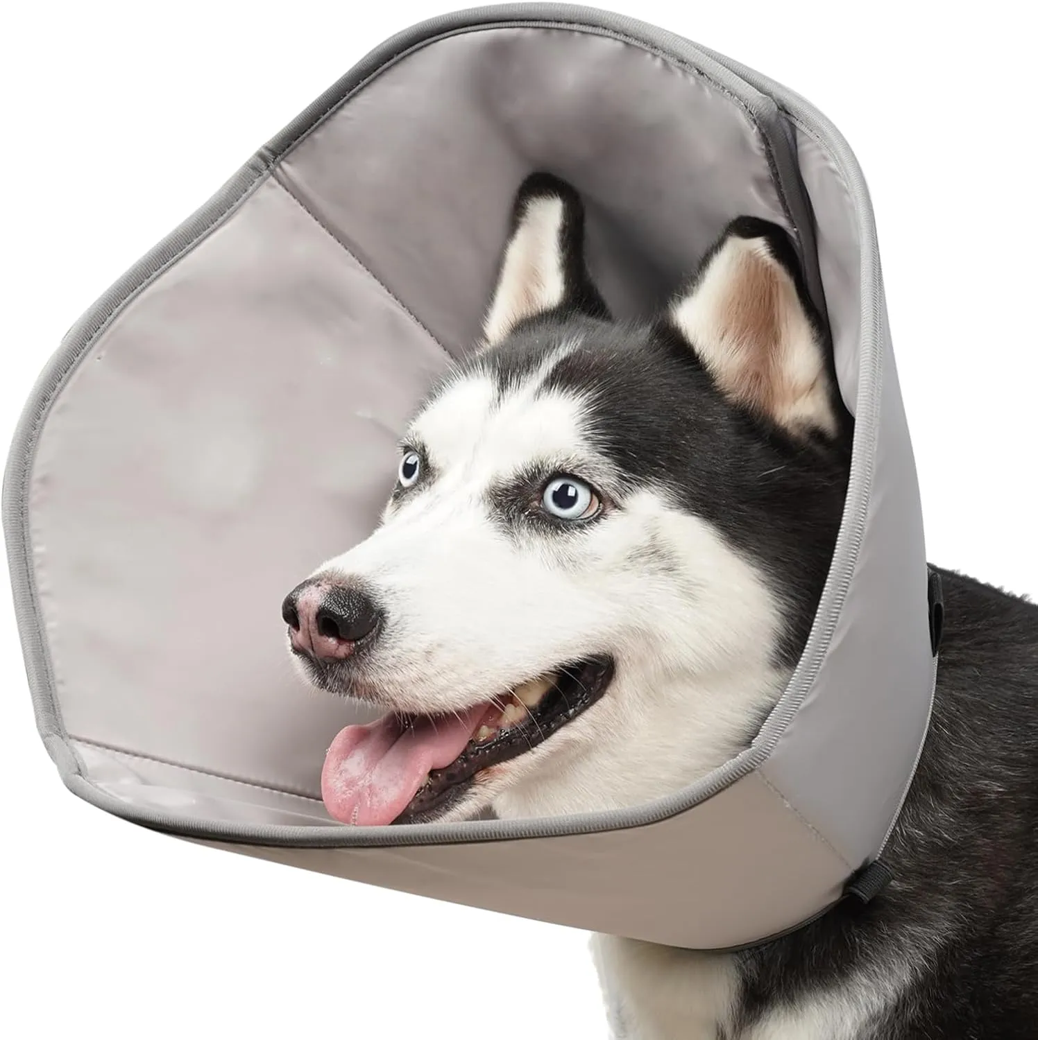 BARKLESS Dog Cone, Soft Cones for Large Dogs After Surgery to Stop Licking, Adjustable Elizabethan Collar for Neuter Surgery, Lightweight Recovery Collar