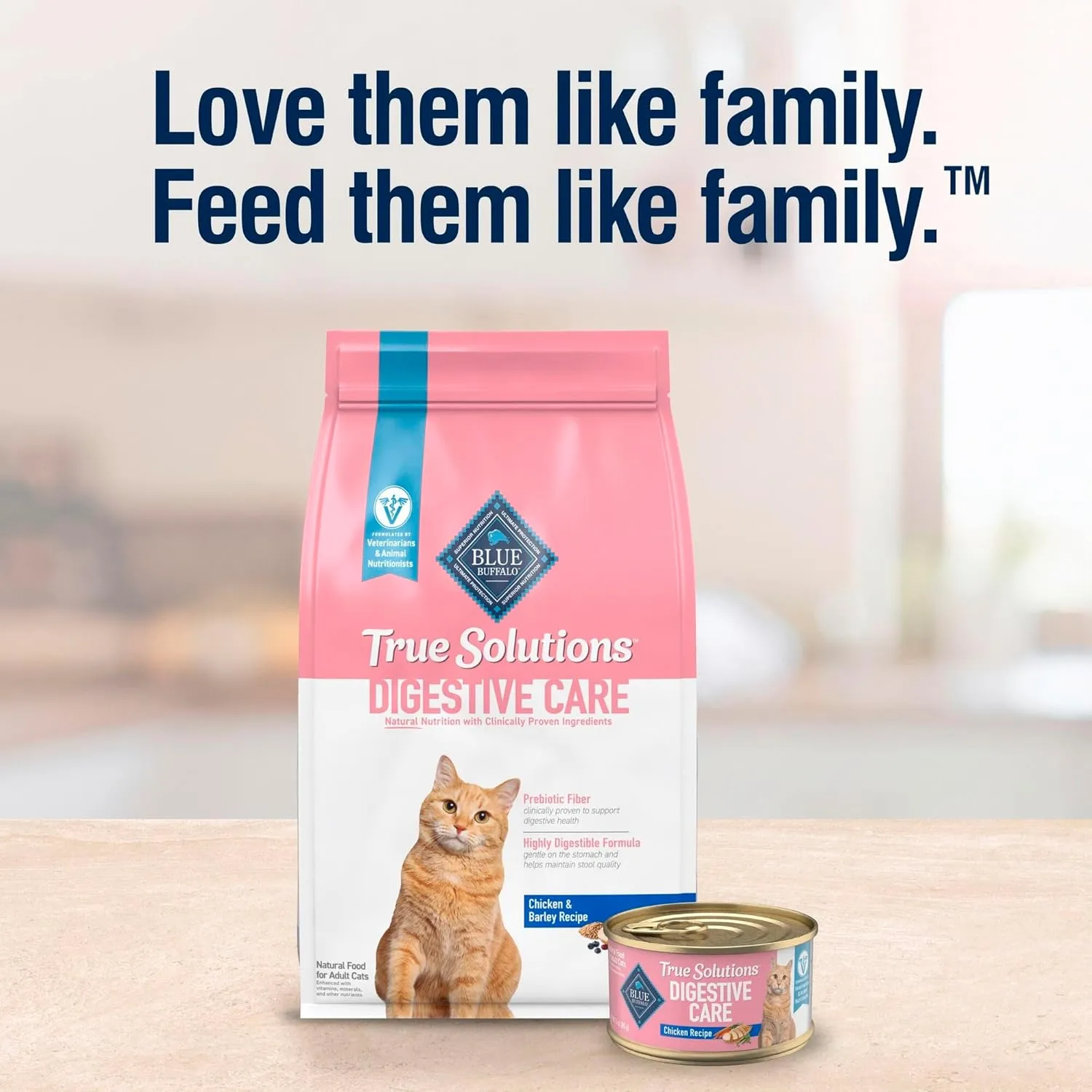 Blue Buffalo True Solutions Digestive Care Natural Dry Cat Food for Adult Cats, Chicken, 3.5-lb. Bag