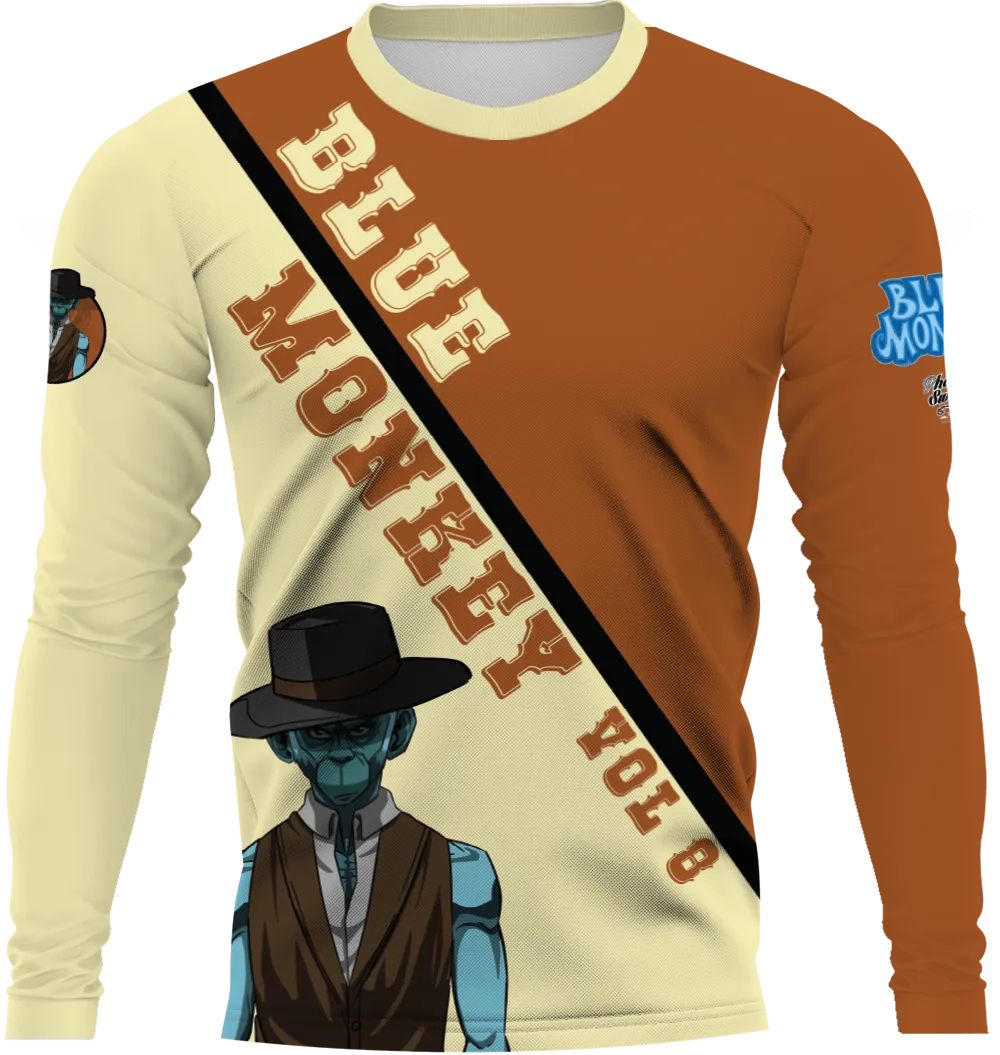 Blue Monkey Old West V8 Yellow/Orange Long Sleeve