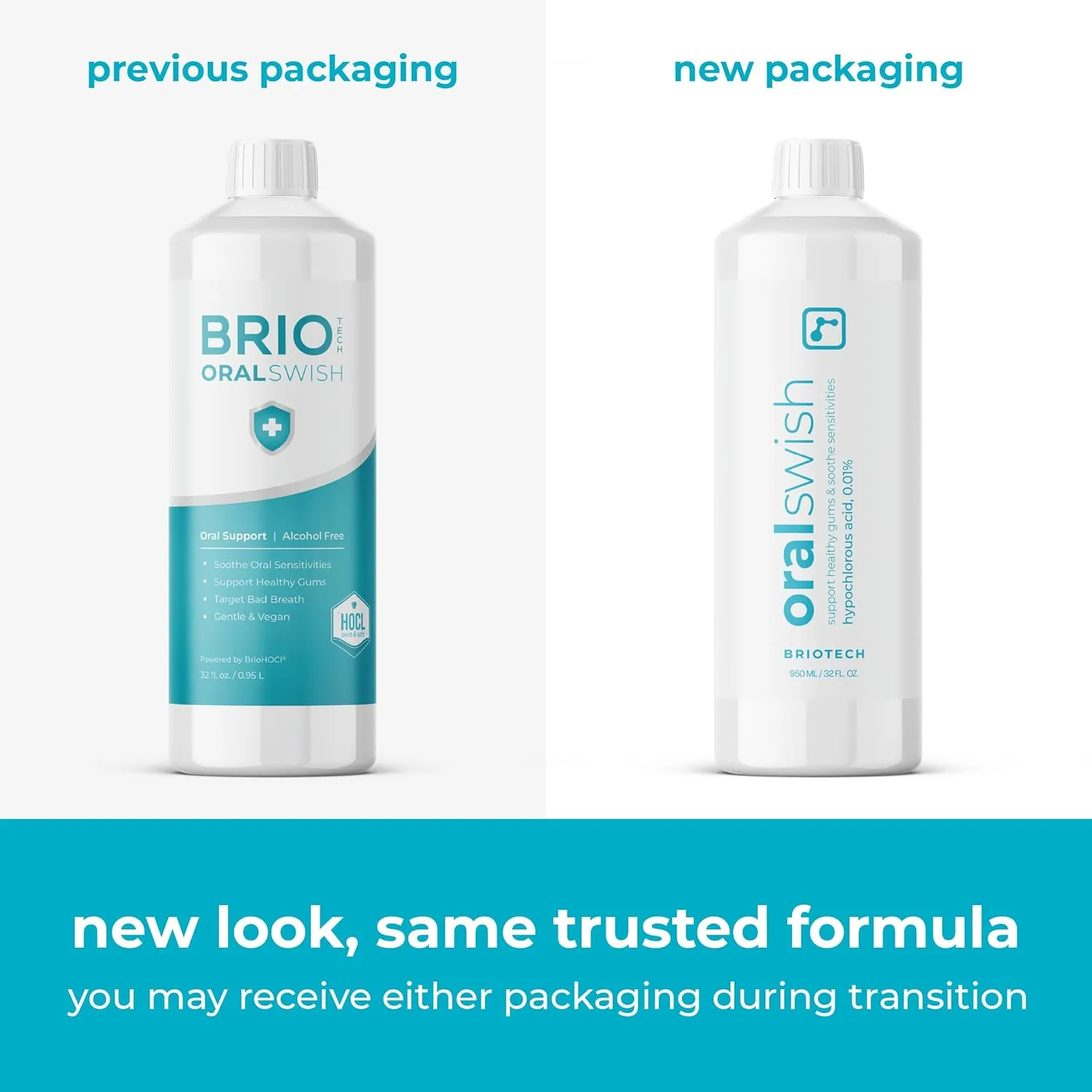 BRIOTECH Pure Hypochlorous Acid Oral Swish