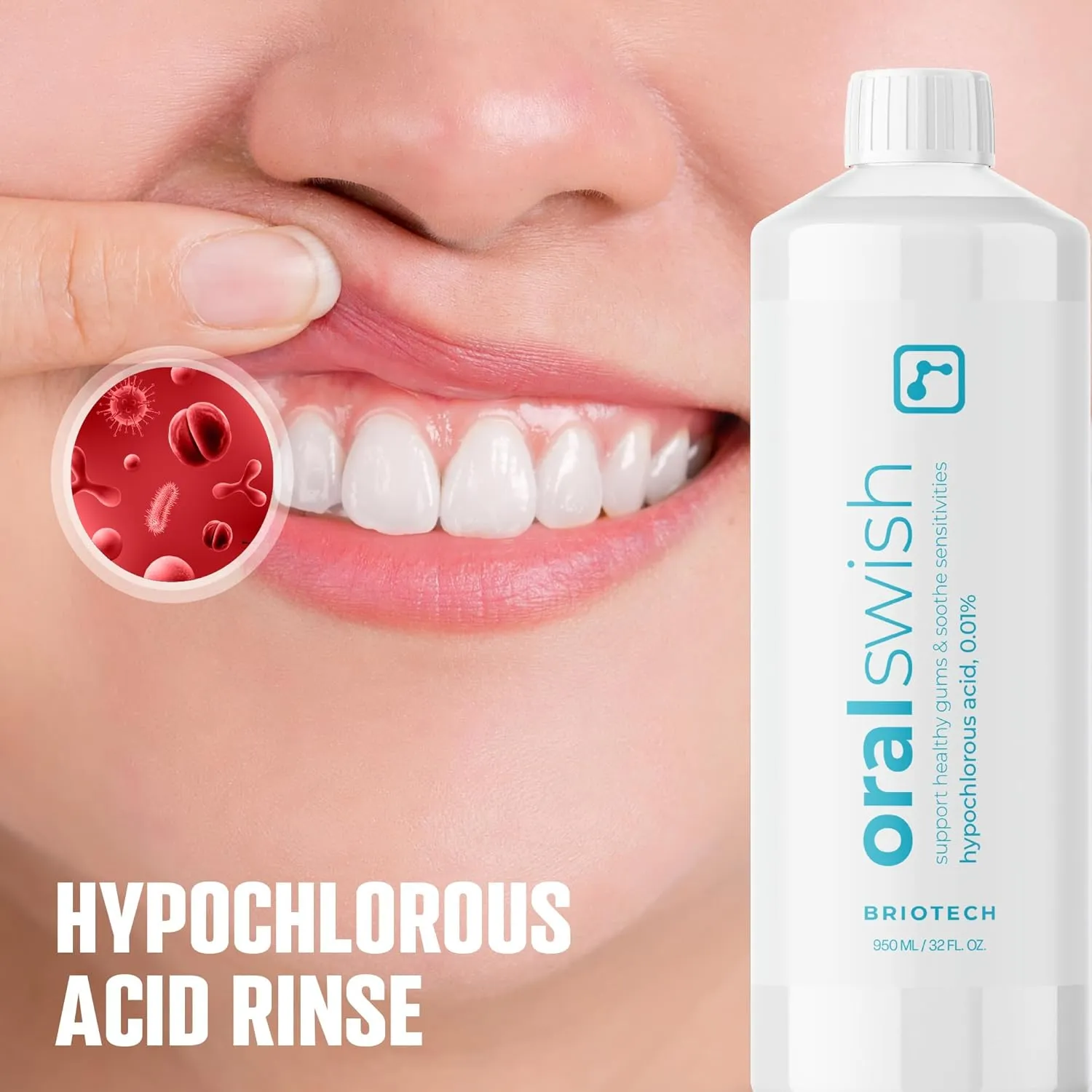 BRIOTECH Pure Hypochlorous Acid Oral Swish