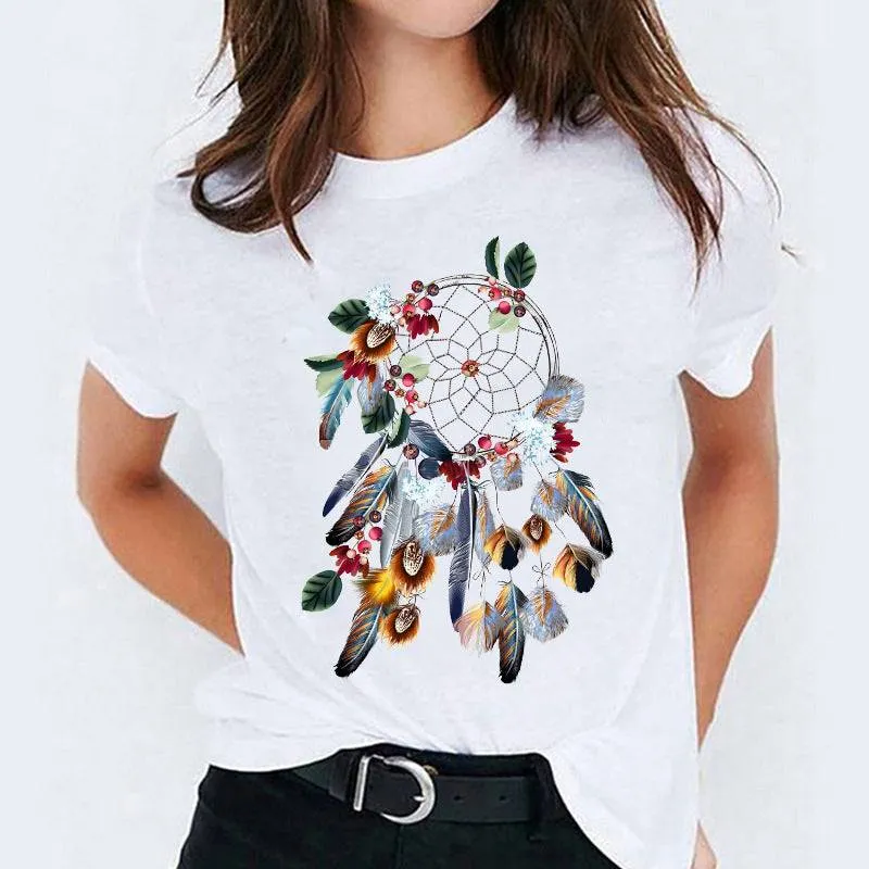 Cartoon Print Cute Short Sleeve T-Shirt - GlamzLife