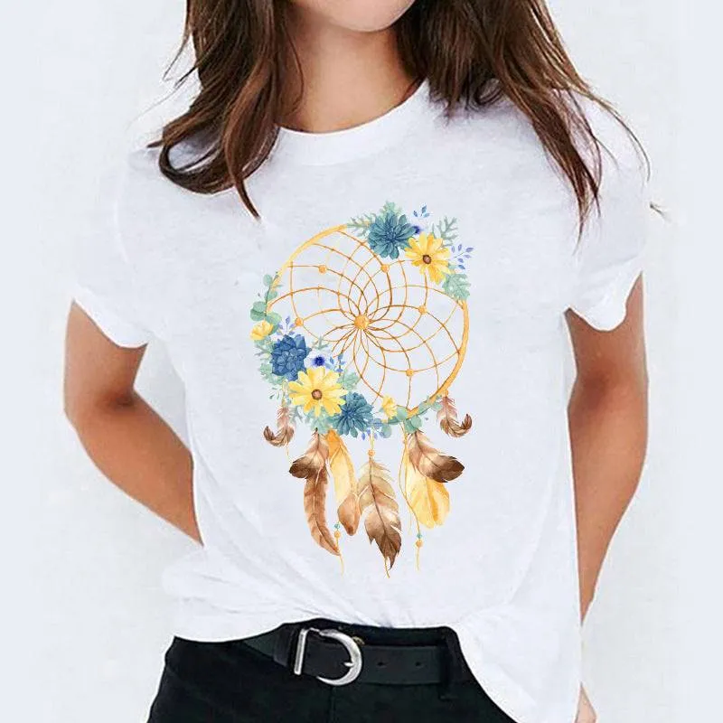 Cartoon Print Cute Short Sleeve T-Shirt - GlamzLife