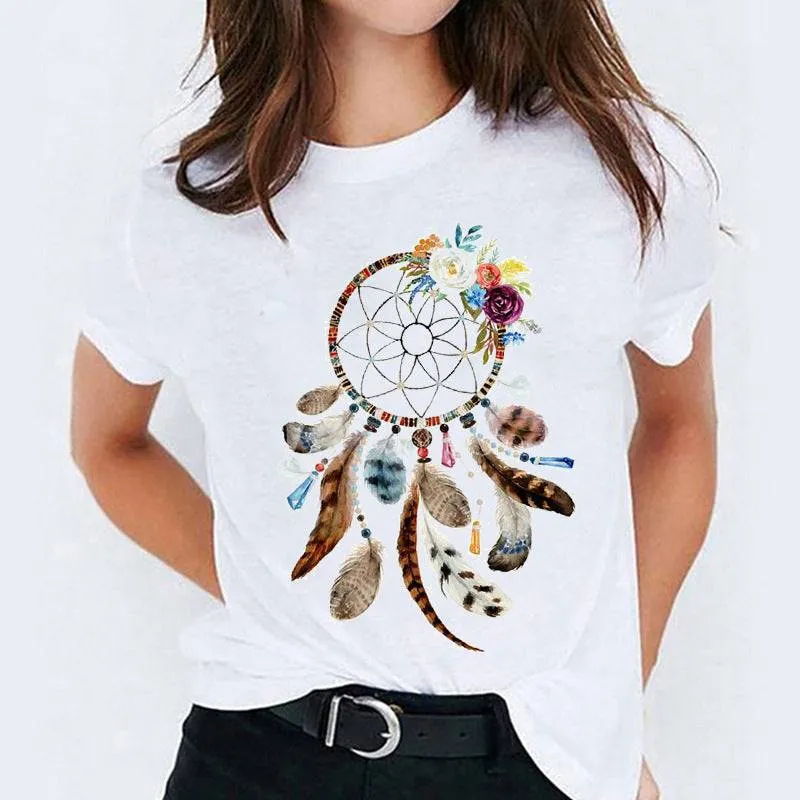Cartoon Print Cute Short Sleeve T-Shirt - GlamzLife