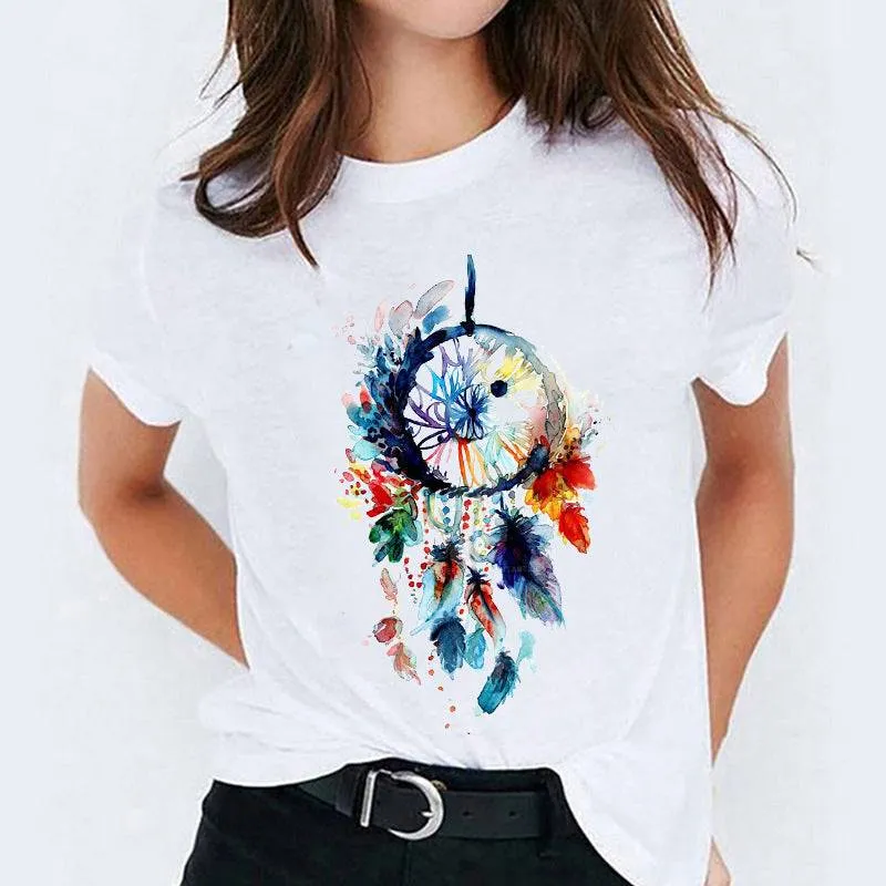 Cartoon Print Cute Short Sleeve T-Shirt - GlamzLife