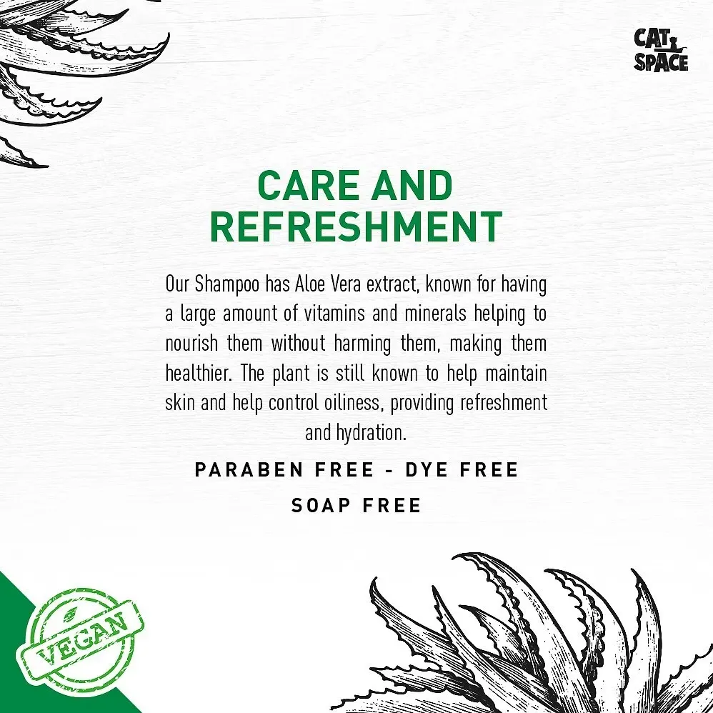 Cat Space Aloe Vera Shampoo - 295ml