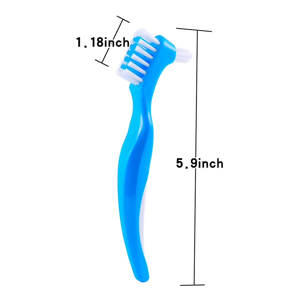 Denture Clean Toothbrush for Denture Care Tool 2 piece