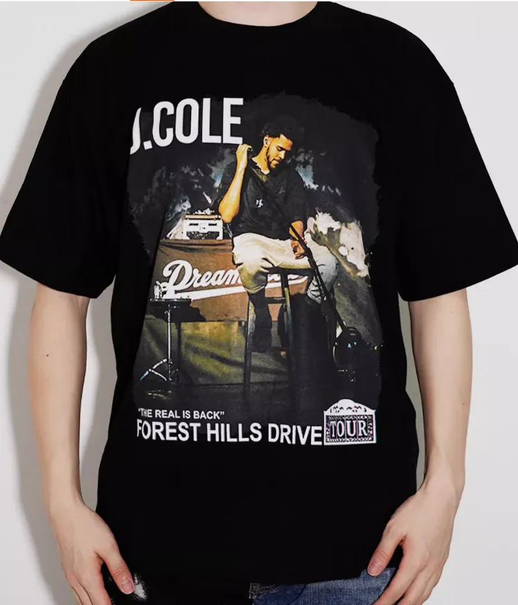 DKNT COLE HIP HOP ALBUM COVER CASUAL UNISEX T SHIRT