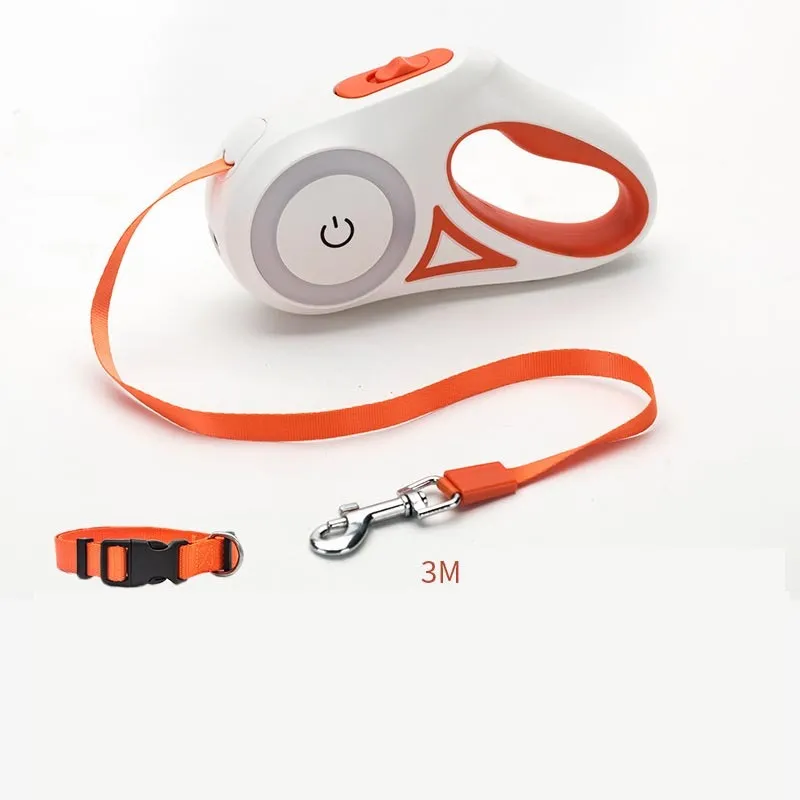 Dog Leash Retractable Leash And Dog Collar