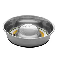 Dogit Stainless Steel Non-Skid Slow Feed Dog Bowl - 1.7 L (57.5 fl.oz.)
