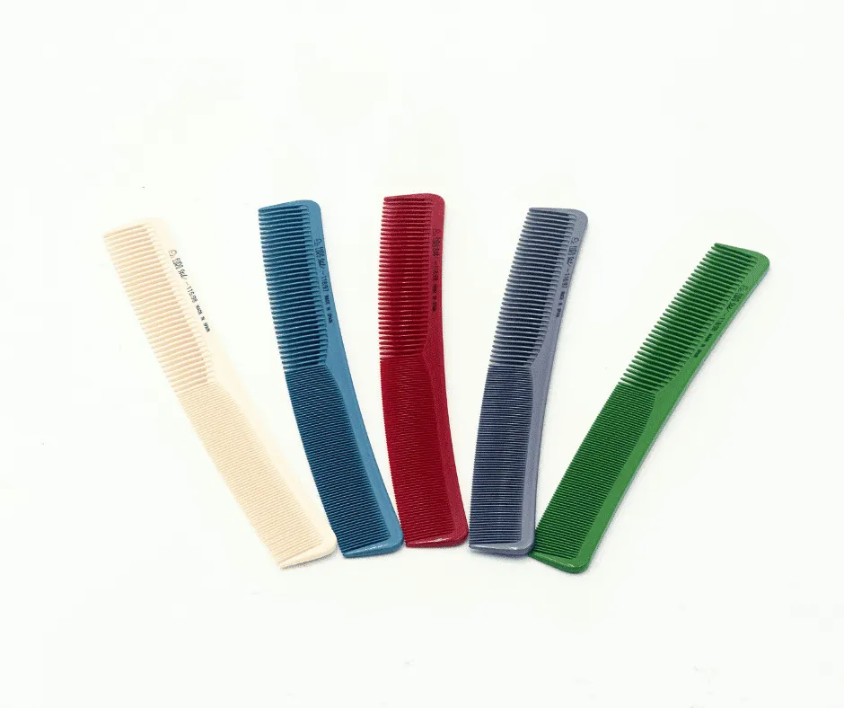 EuroStil Professional cutting comb - Silver Blue