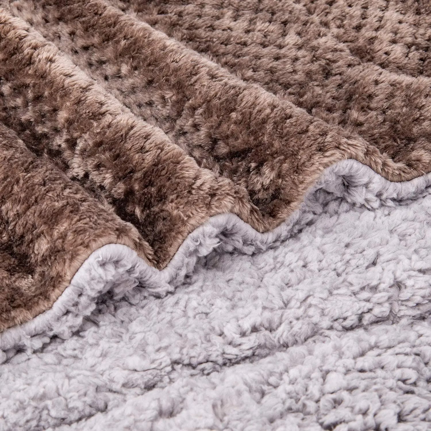 Fuzzy Dog Blanket or Cat Blanket or Pet Blanket, Warm and Soft, Plush Fleece Receiving Blankets for Dog Bed and Cat Bed, Couch, Sofa, Travel and Outdoor, Camping (Blanket (24" x 32"), DG-Eagle Grey)