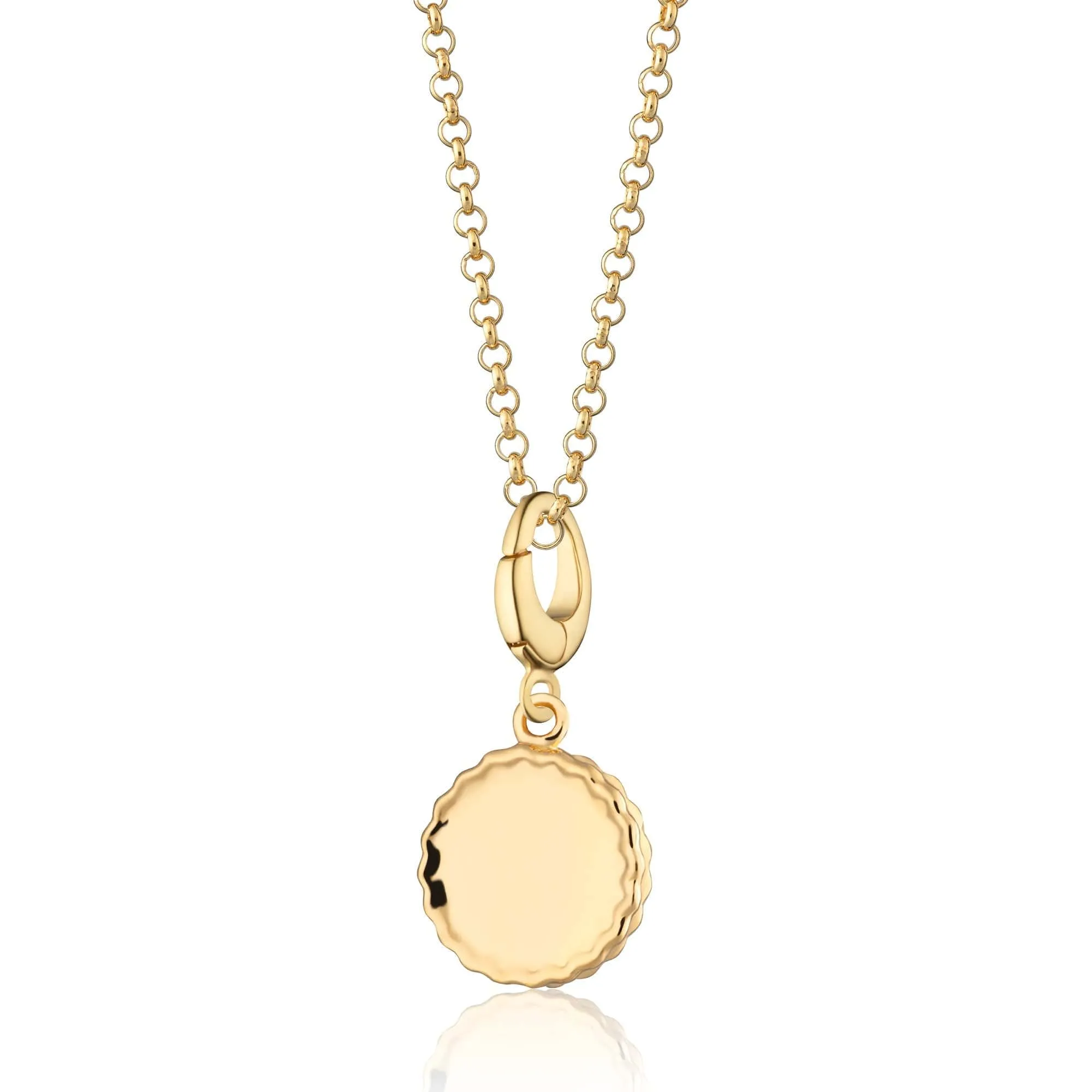 Gold Plated Jammie Dodger Necklace
