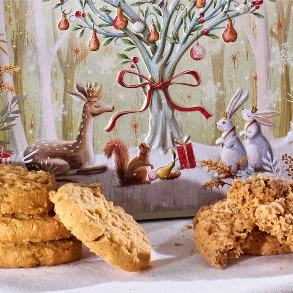 Grandma Wild's 160g Embossed Pear Tree Biscuit Tin