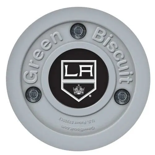 Green Biscuit LA Kings Training Puck