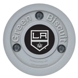 Green Biscuit LA Kings Training Puck