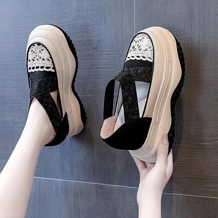 Heightening Breathable Stretch Shoes