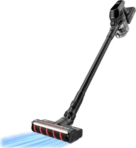 Honeywell Cordless Vacuum Cleaner, 600W 60Mins Runtime Vacuum Cleaners for Home, Cordless Vacuum w/self-Cleaning, Touch Screen, Flexible Stretch Hose for Pet Hair/Carpet/Hardwood Floor, VC16