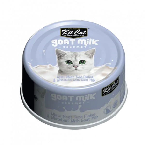 Kit Cat - Goat Milk Gourmet Wet Cat Food - Tuna & Whitebait