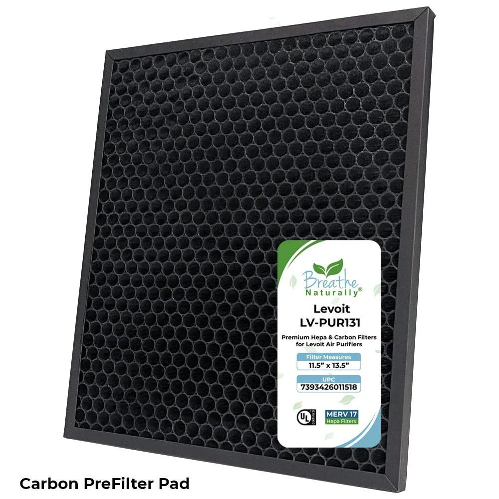 Levoit LV-PUR131 Replacement HEPA Filter   Carbon Pad