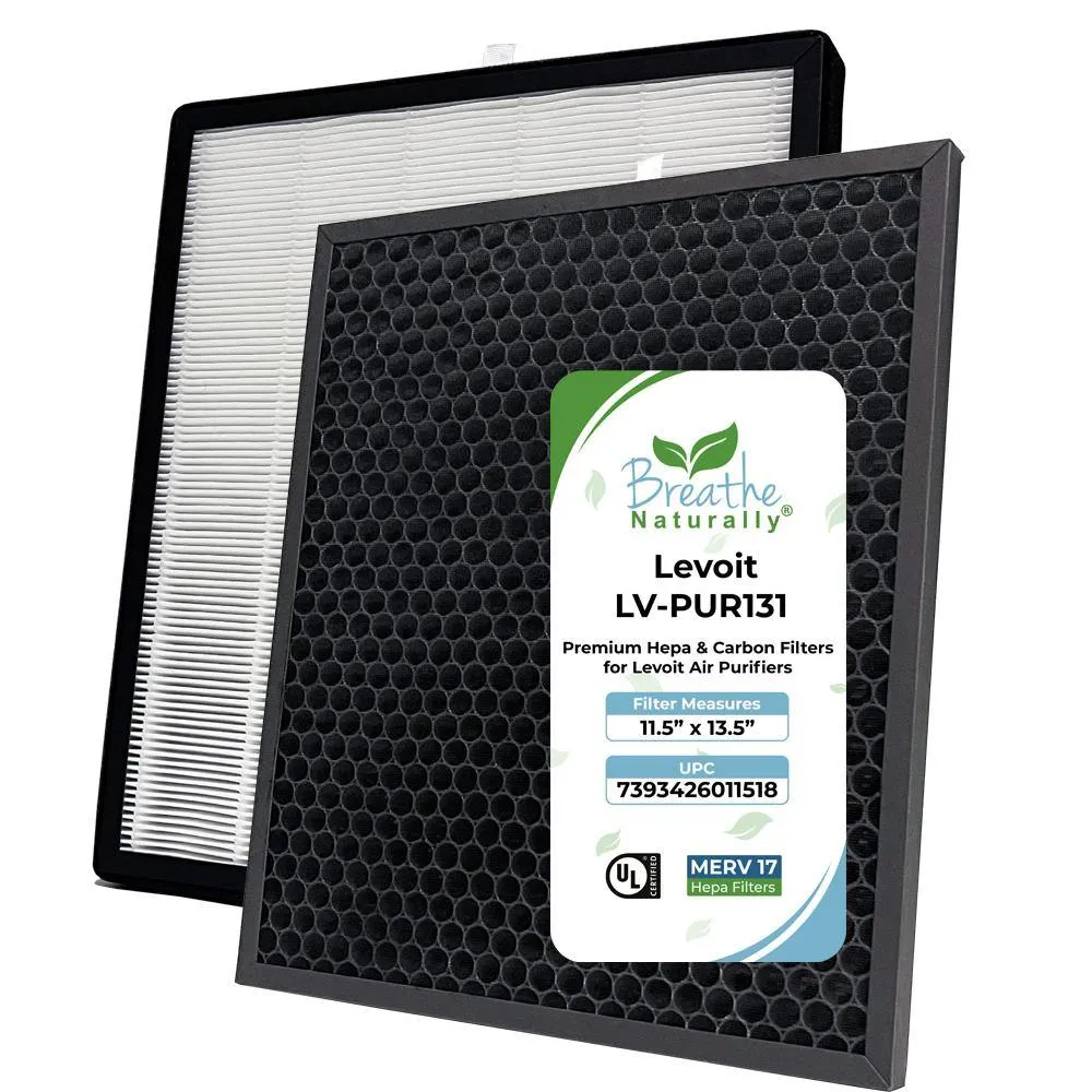 Levoit LV-PUR131 Replacement HEPA Filter   Carbon Pad