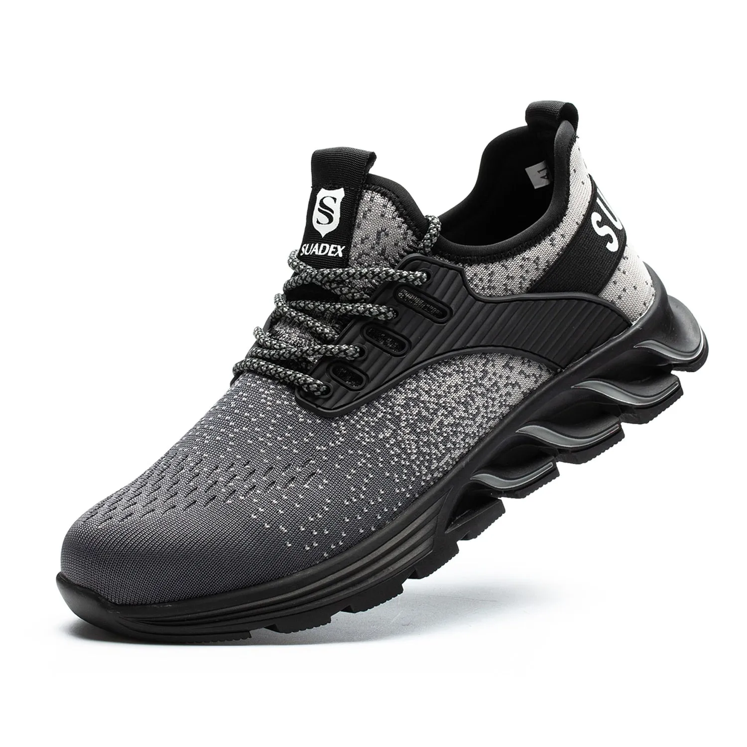 Lightweight Breathable Mens Steel Toe Safety Shoes