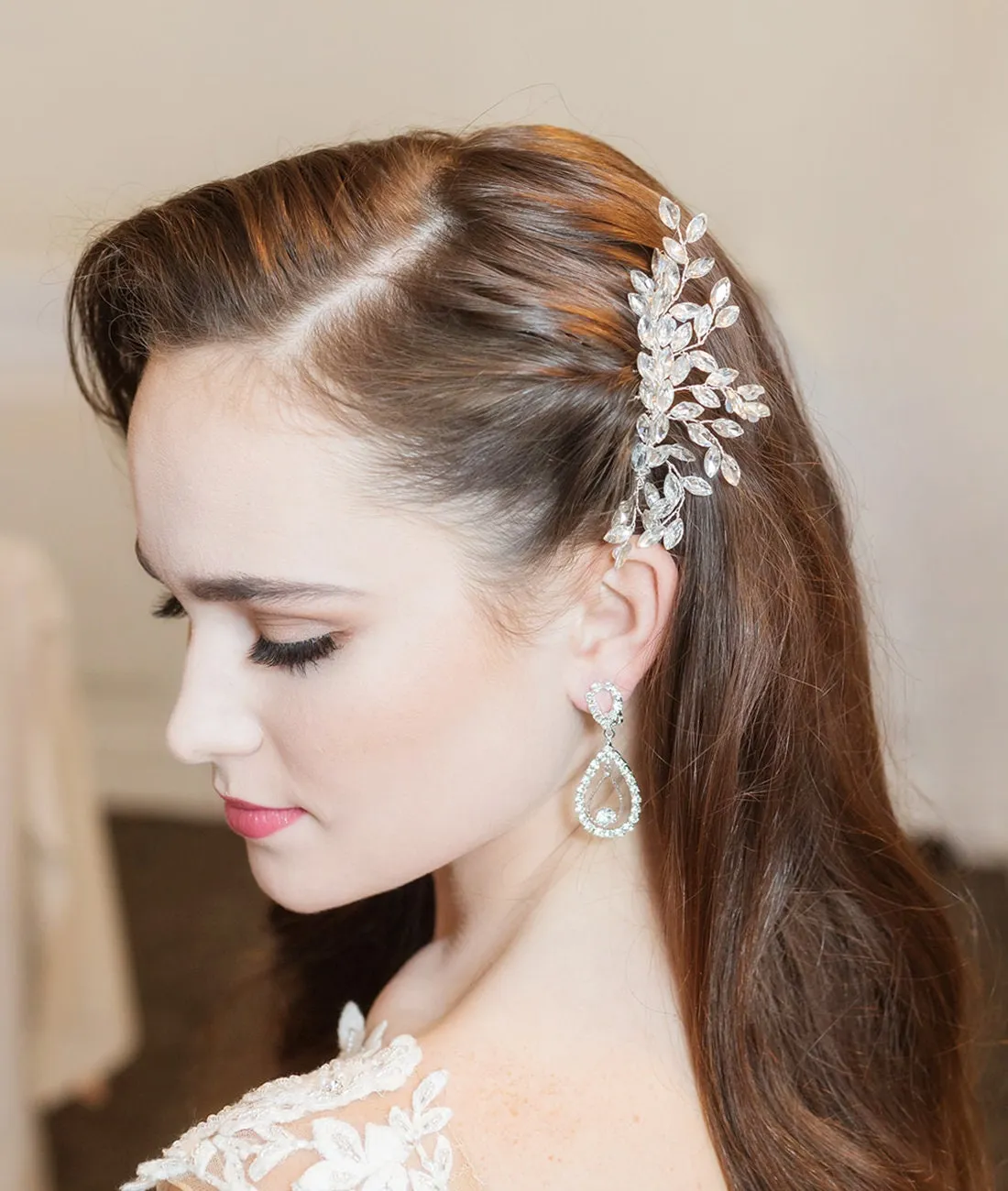 Marquise Crystal Hair Comb