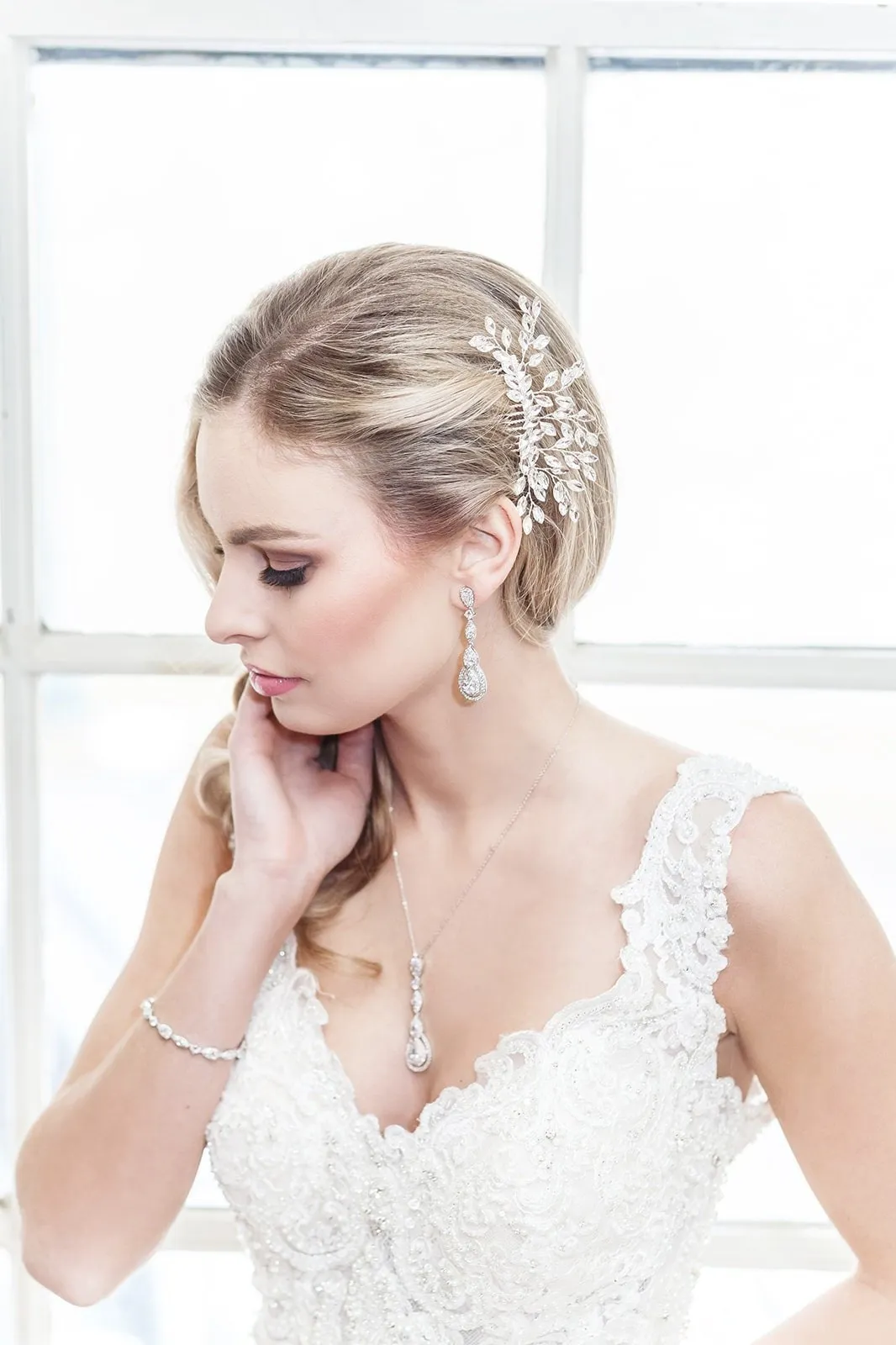 Marquise Crystal Hair Comb