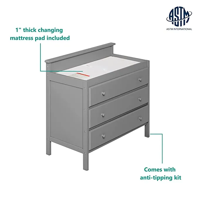 Mason Modern Changing table - Grey