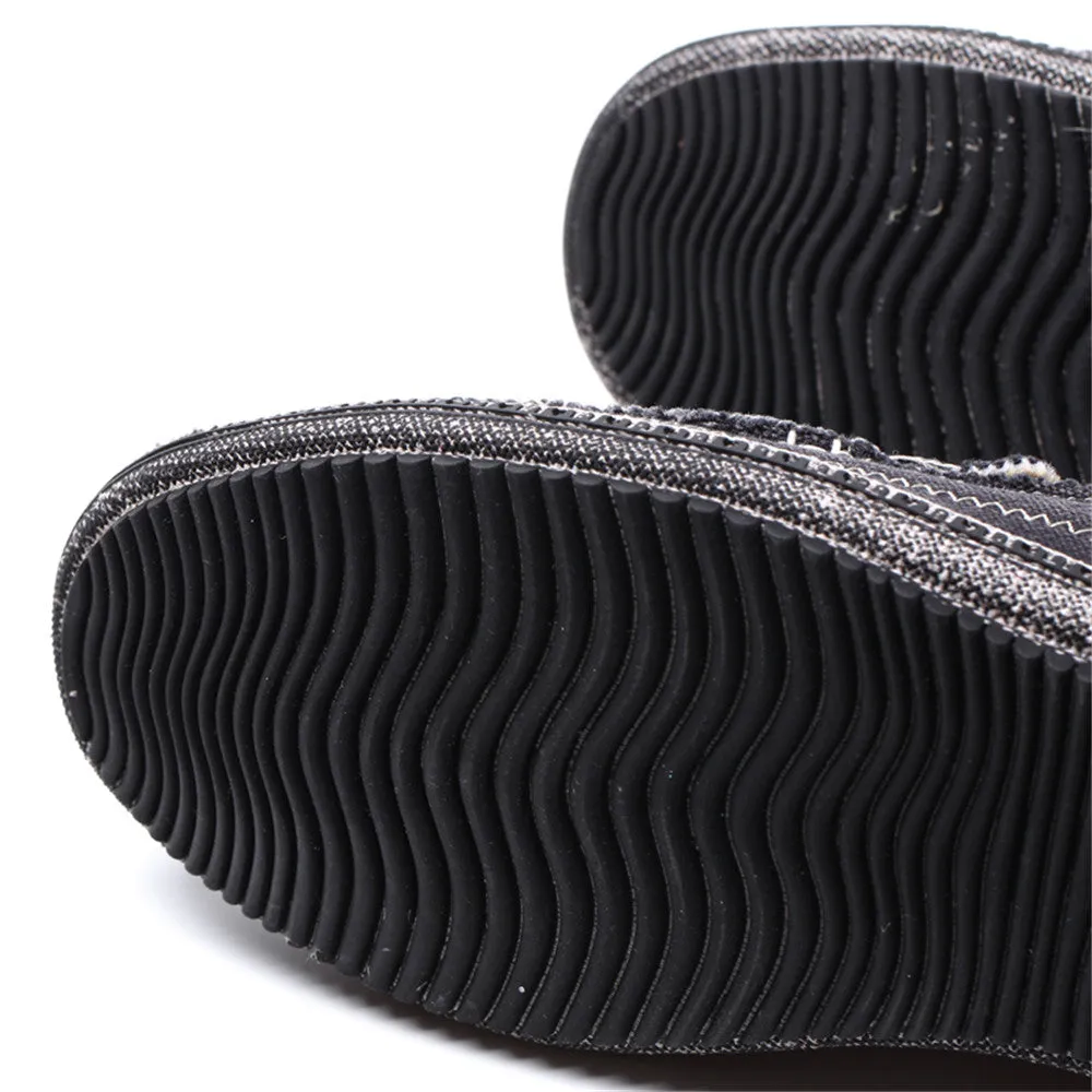 Men's Canvas Slip On Shoes Causal Breathable Loafers | runandup