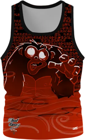 Monkey Zombie Dark Singlet