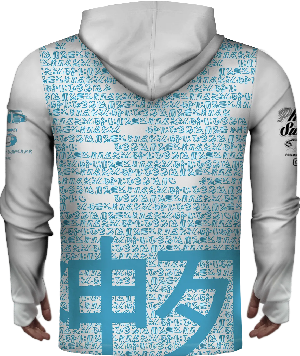 Monkey Zombie Sun Hoodie