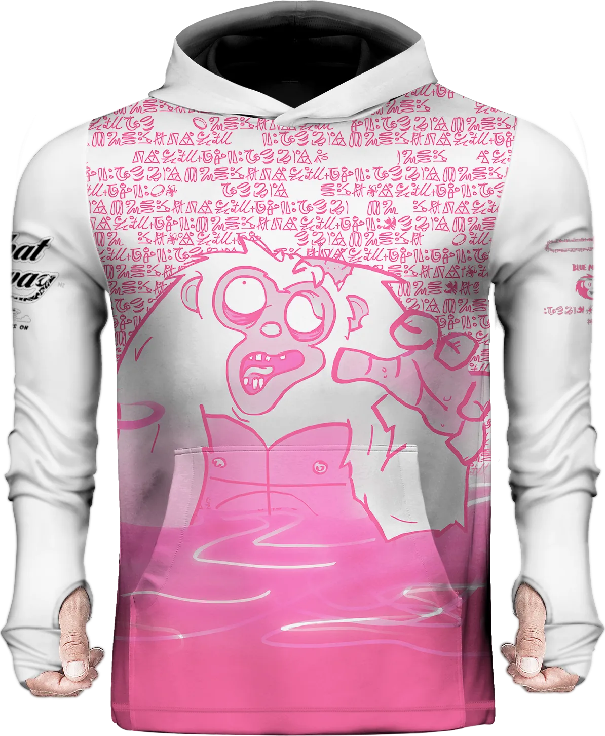 Monkey Zombie Sun Hoodie