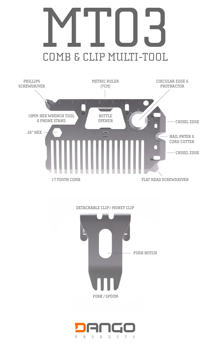 MT03 Comb & Clip Multi - Tool