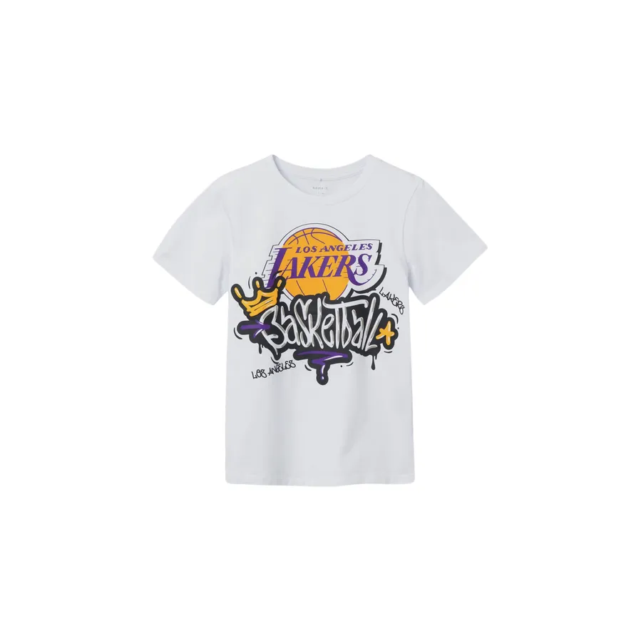 name it maglietta manica corta junior L.A. Lakers 13225992 bianco