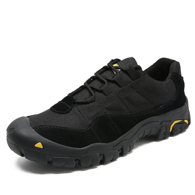 Outdoor Men Hiking Shoes Waterproof Breathable