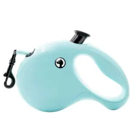 PetGains PGMA Nylon Automatic Telescopic Traction Rope (Sky Blue)