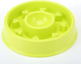 Pets Feeder Bowl Dog Dishes Slow Feeder Dog Bowl Anti Bloat No Gulp Dish Puppy Pet Cat Interactive Feeding Bowls Green