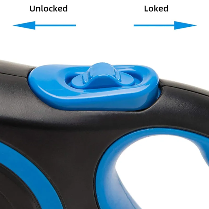 Pipers Automatic Retractable Dog Leash Retractable One Button Break & Lock Heavy