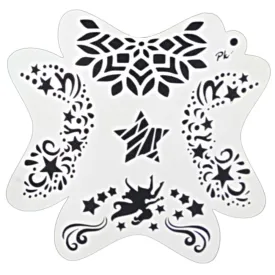 PK | FRISBEE Face Painting Stencil | New Mylar - Fairy and Stars - A4