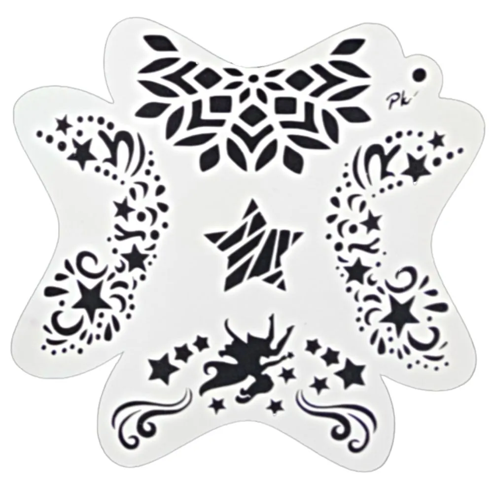 PK | FRISBEE Face Painting Stencil | New Mylar - Fairy and Stars - A4