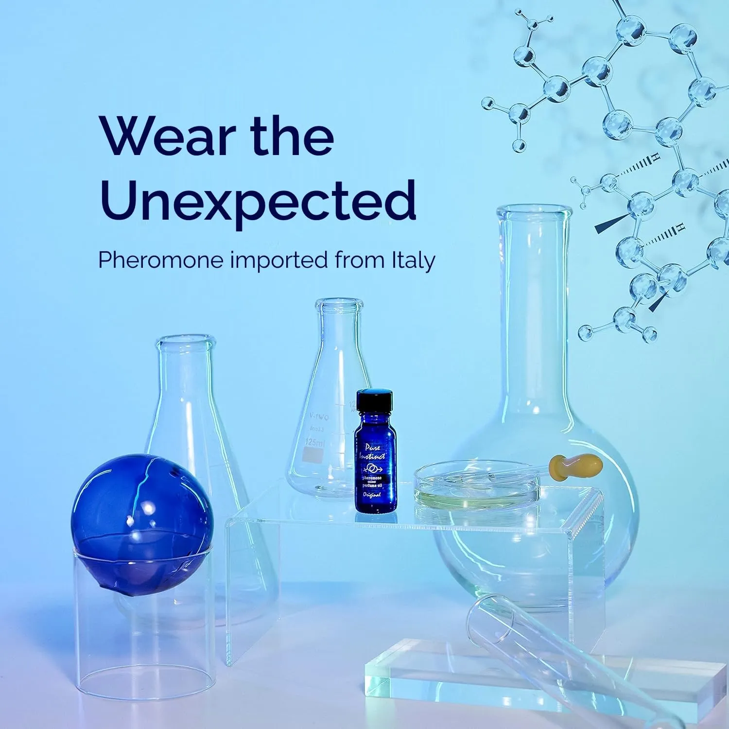 Pure Instinct - The Original Pheromone Infused Essential Oil Perfume Cologne - Unisex For Men and Women - TSA Ready