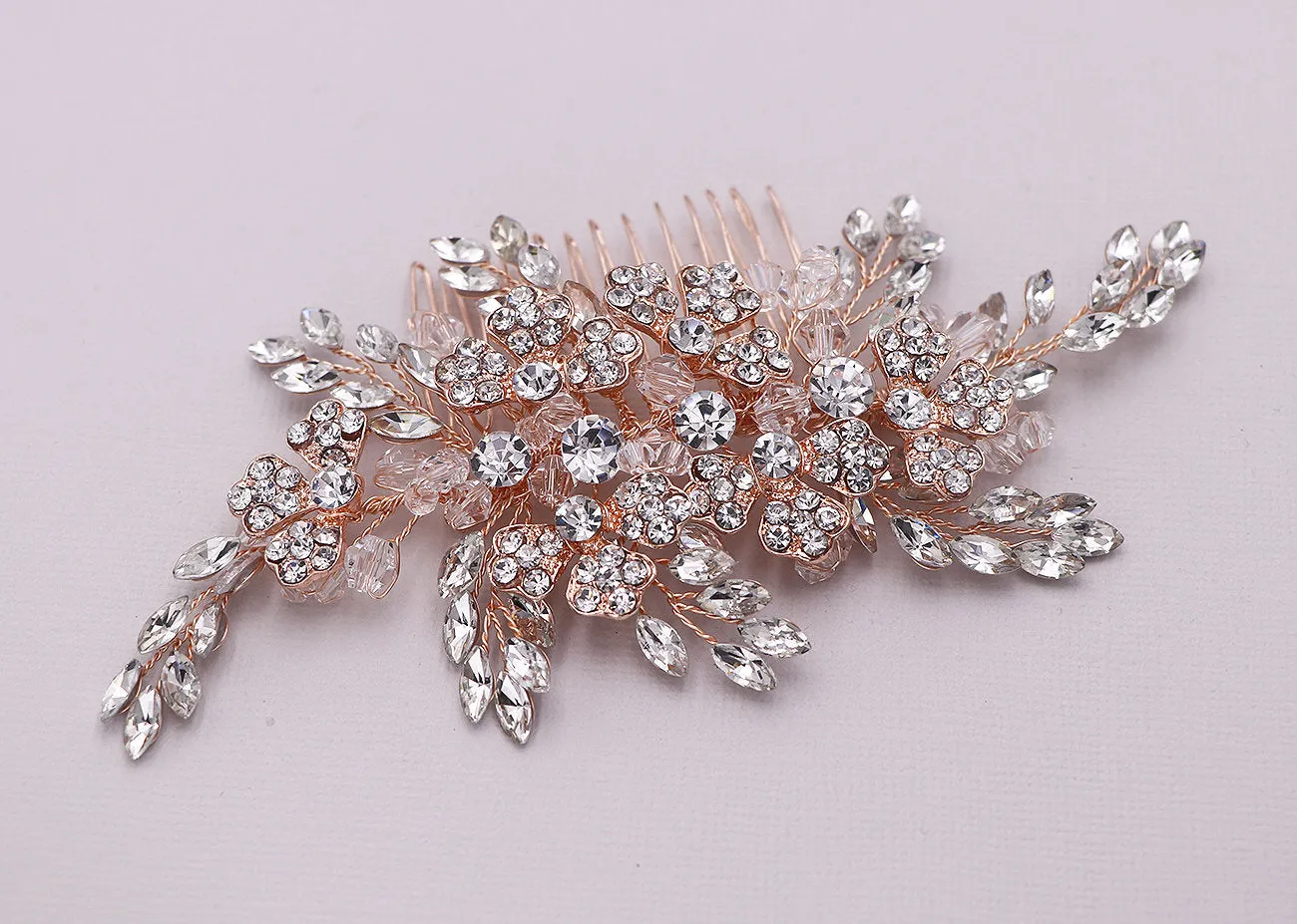 Railey Crystal Hair Comb