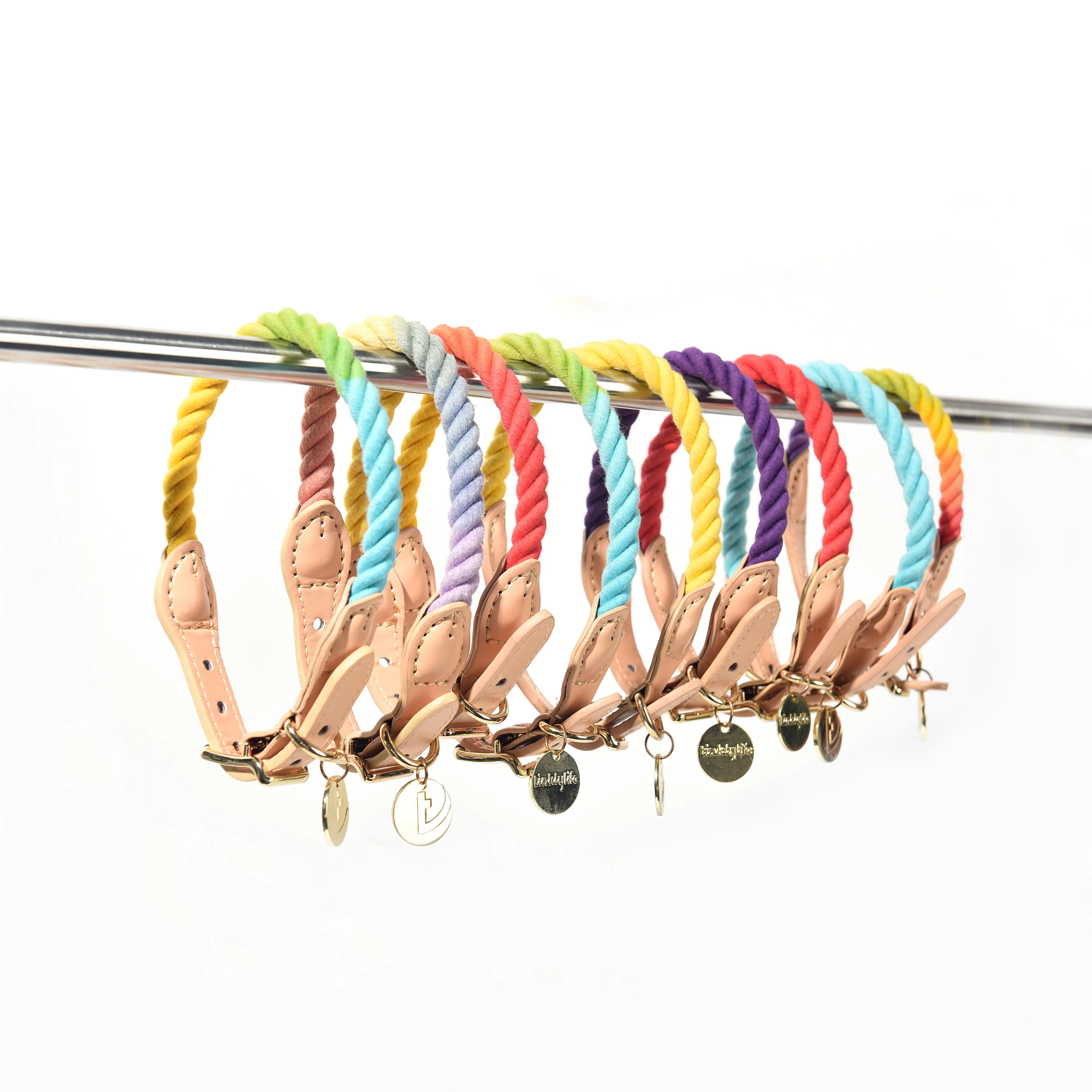 Rainbow Dog Collar