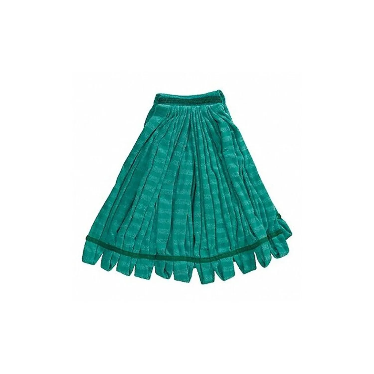 Rubbermaid Commercial Products Web Foot Microfiber Tube Mop Head Replacement, Medium, Green, Heavy Duty Industrial Wet Mop for Floor Cleaning Office/School/Stadium/Lobby/Restaurant
